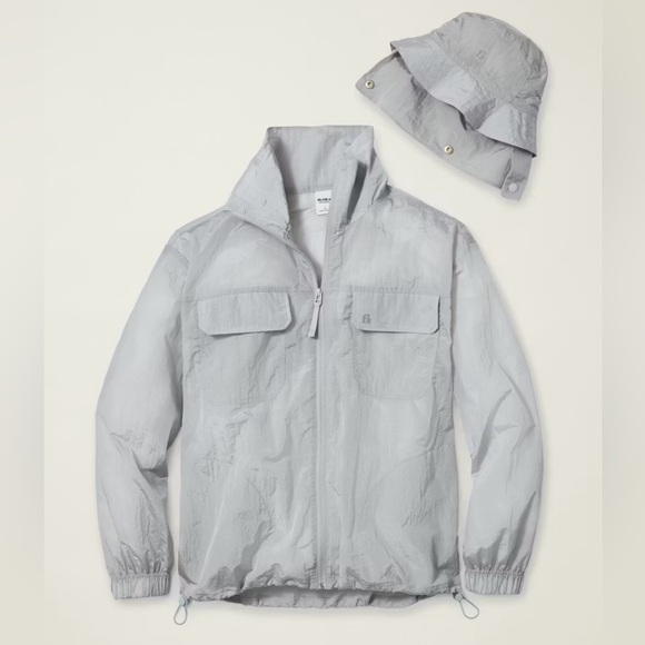 Bonobos Gray Raincoat with Pockets - Picture 2 of 16